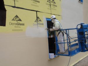 fluid applied air barrier