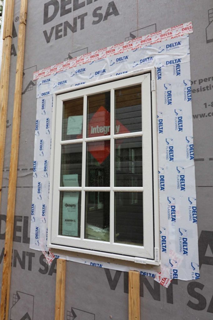 window and flashing installation