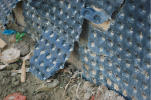 ripped dimple mat