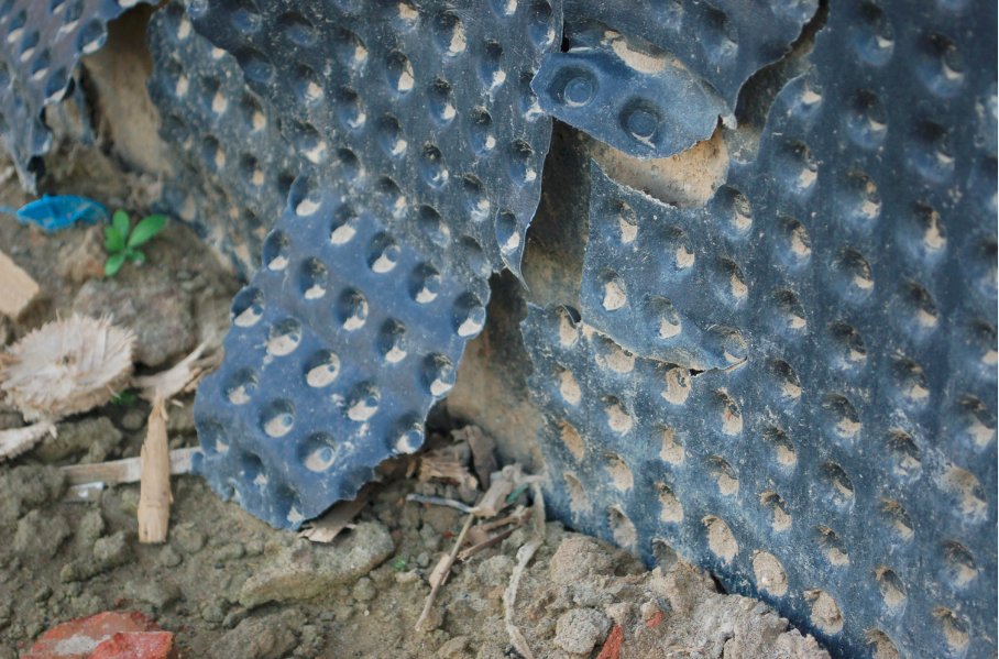 ripped dimple mat