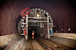Inside the Gotthard Tunnel