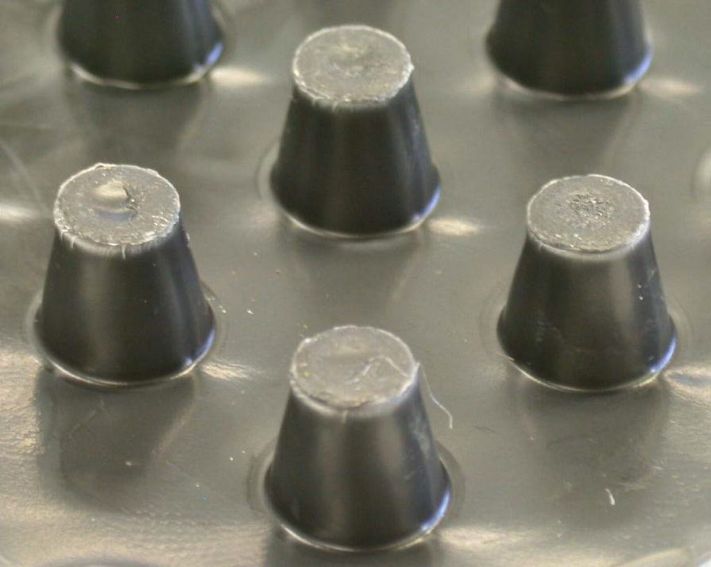 polypropylene drainboard dimples